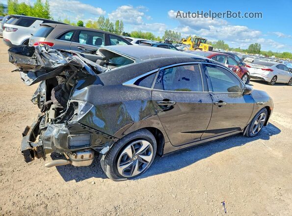 2HGFC2F5XMH008190 2021 HONDA CIVIC Black Rear right