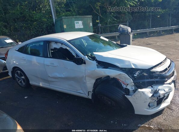 2HGFC2F60KH507408 2019 HONDA CIVIC White Vista interior trasera