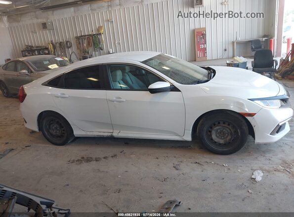 2HGFC2F60KH583453 2019 HONDA CIVIC Белый Вид задней части салона