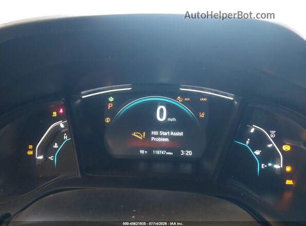 2HGFC2F60KH583453 2019 HONDA CIVIC Белый Вид задних сидений