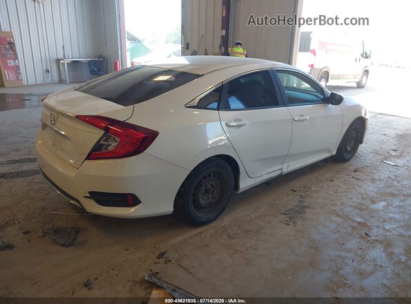 2HGFC2F60KH583453 2019 HONDA CIVIC Белый Задняя правая четверть