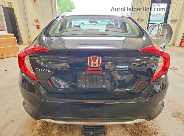 2HGFC2F60KH585140 2019 HONDA CIVIC Black Rear view