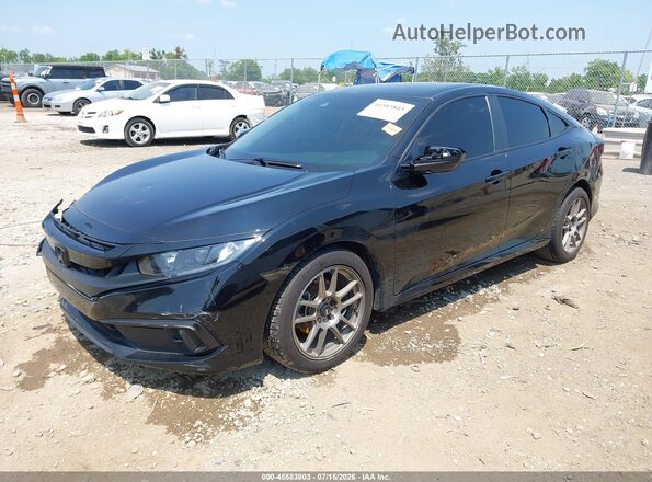 2HGFC2F60KH599989 2019 HONDA CIVIC Black Передня ліва чверть