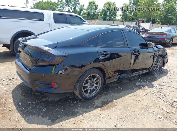 2HGFC2F60KH599989 2019 HONDA CIVIC Black Задня права чверть