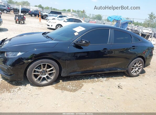 2HGFC2F60KH599989 2019 HONDA CIVIC Black Панорамний вид салону 360°