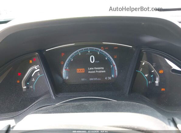 2HGFC2F60KH599989 2019 HONDA CIVIC Black Вид задніх сидінь