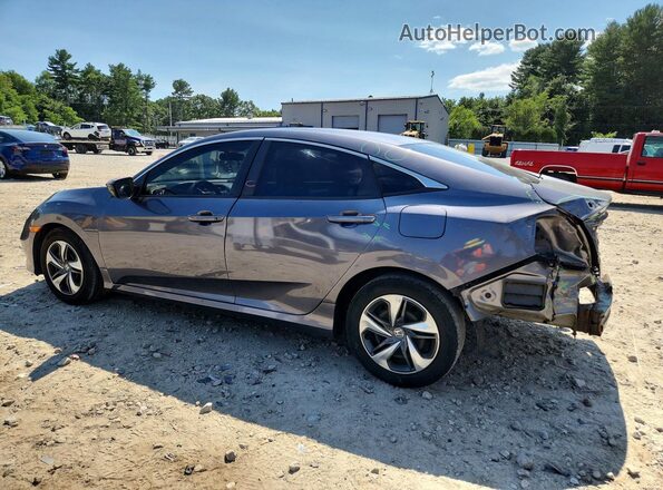 2HGFC2F60LH517373 2020 HONDA CIVIC Gray Rear left