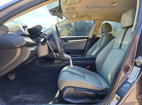 2HGFC2F60LH517373 2020 HONDA CIVIC Gray Front interior view