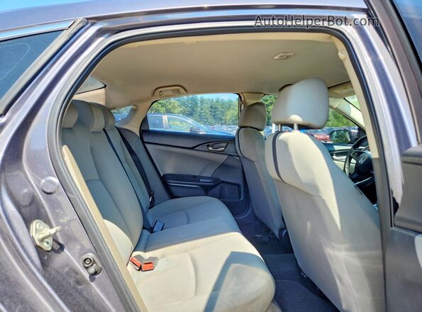 2HGFC2F60LH517373 2020 HONDA CIVIC Gray Rear seats view