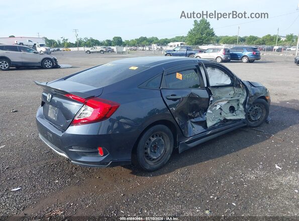 2HGFC2F60LH559882 2020 HONDA CIVIC Gray უკანა მარჯვენა