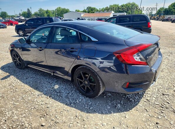 2HGFC2F60LH573667 2020 HONDA CIVIC Charcoal Հետևի ձախ