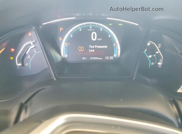 2HGFC2F60MH503832 2021 HONDA CIVIC White Вид щитка приладів