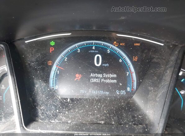 2HGFC2F60MH532084 2021 HONDA CIVIC Blue უკანა სავარძლების ხედი
