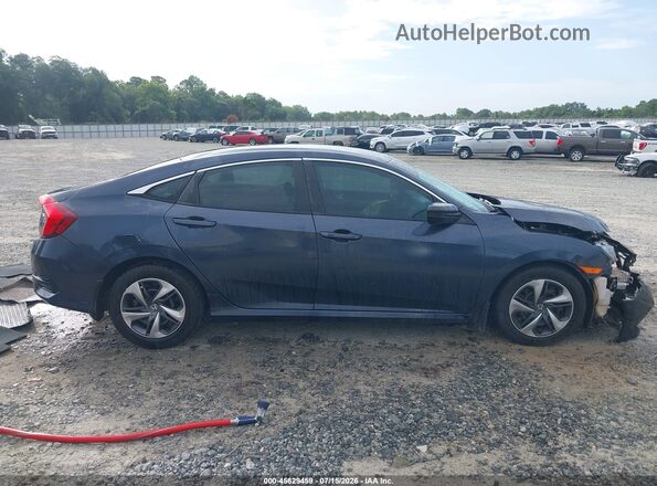 2HGFC2F60MH532084 2021 HONDA CIVIC Blue უკანა სალონის ხედი