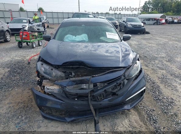 2HGFC2F60MH532084 2021 HONDA CIVIC Blue ხელსაწყოთა პანელის ხედი