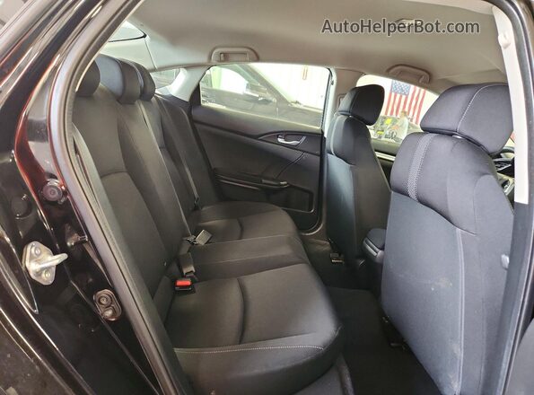 2HGFC2F60MH555168 2021 HONDA CIVIC Black Vista de los asientos traseros