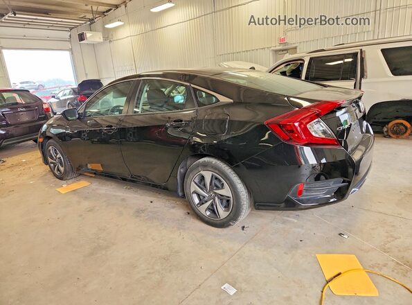 2HGFC2F60MH555168 2021 HONDA CIVIC Black Trasero izquierdo