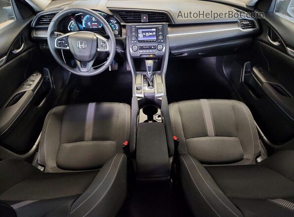 2HGFC2F60MH555168 2021 HONDA CIVIC Black Vista del salpicadero