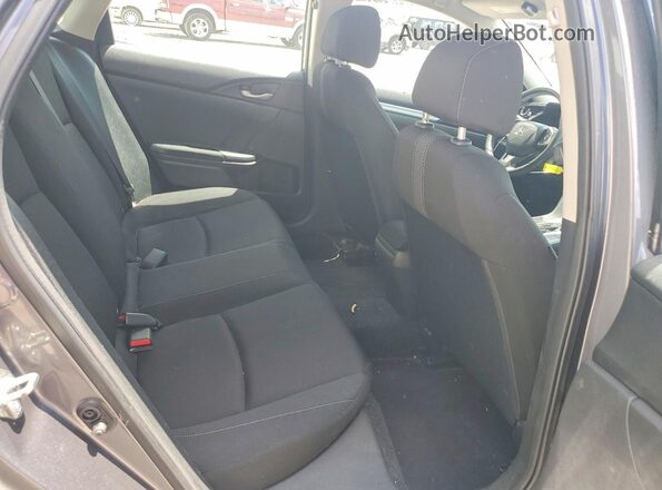 2HGFC2F61KH500208 2019 HONDA CIVIC Gray Vista de los asientos traseros