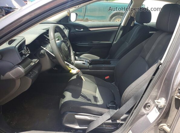 2HGFC2F61KH500208 2019 HONDA CIVIC Gray Vista interior delantera