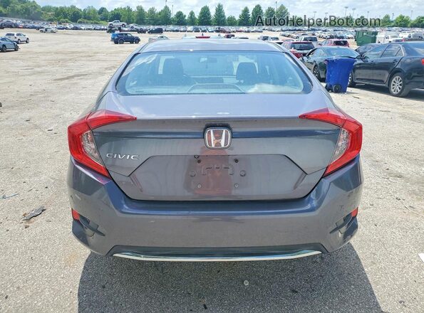 2HGFC2F61KH500208 2019 HONDA CIVIC Gray Vista trasera
