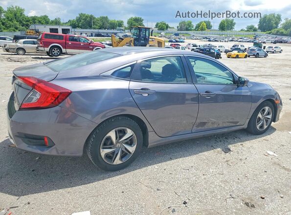 2HGFC2F61KH500208 2019 HONDA CIVIC Gray Trasero derecho