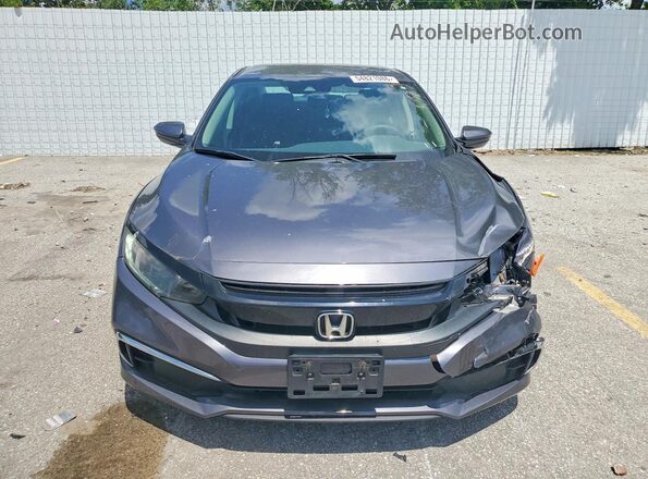 2HGFC2F61KH500208 2019 HONDA CIVIC Gray Vista frontal
