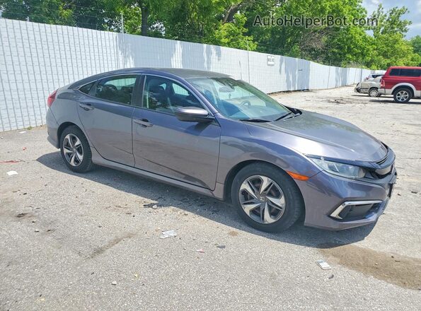 2HGFC2F61KH500208 2019 HONDA CIVIC Gray Delantero derecho