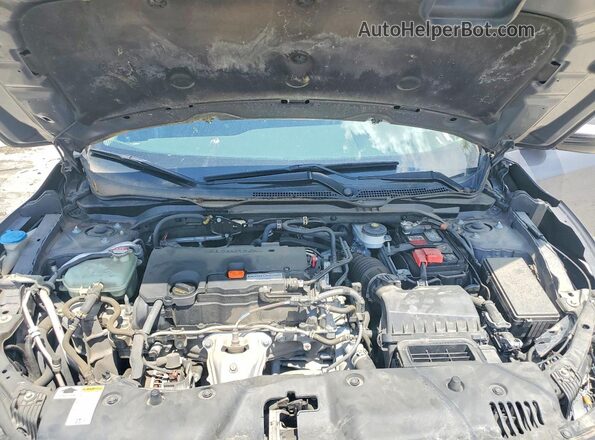 2HGFC2F61KH500208 2019 HONDA CIVIC Gray Vista interior trasera