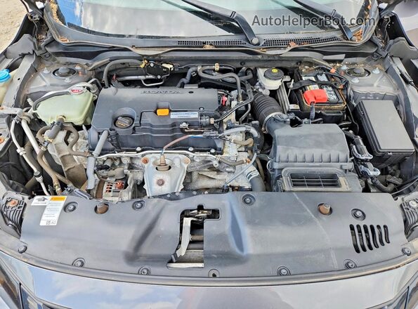 2HGFC2F61KH513878 2019 HONDA CIVIC Gray უკანა სალონის ხედი