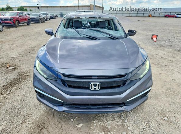 2HGFC2F61KH513878 2019 HONDA CIVIC Gray წინა ხედი