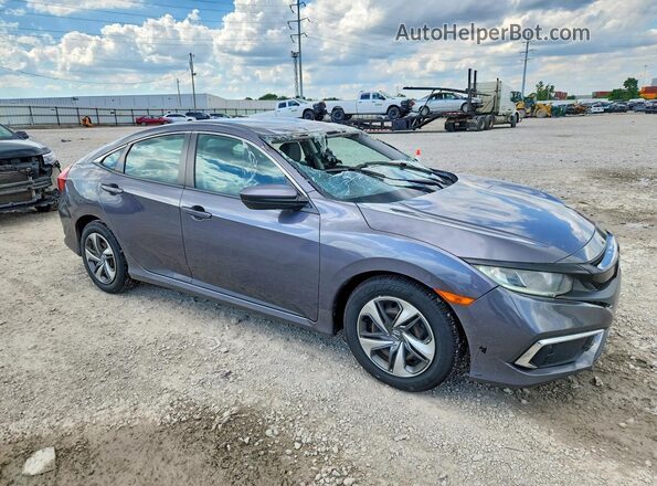 2HGFC2F61KH513878 2019 HONDA CIVIC Gray წინა მარჯვენა