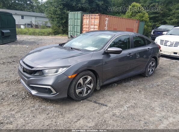 2HGFC2F61KH516411 2019 HONDA CIVIC Серый Передняя левая четверть