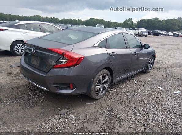 2HGFC2F61KH516411 2019 HONDA CIVIC Серый Задняя правая четверть