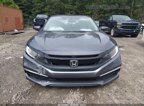 2HGFC2F61KH516411 2019 HONDA CIVIC Серый Вид щитка приборов