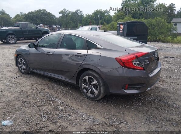 2HGFC2F61KH516411 2019 HONDA CIVIC Серый Задняя левая четверть