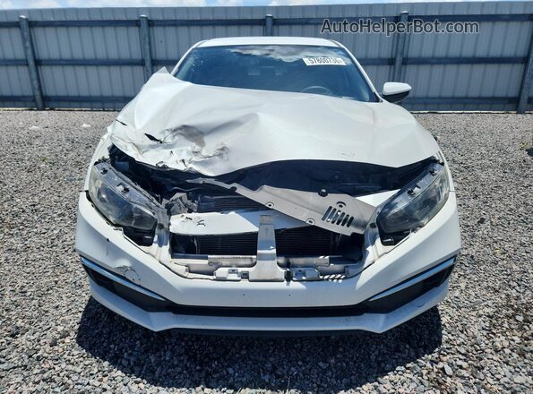 2HGFC2F61KH519700 2019 HONDA CIVIC White Widok z przodu