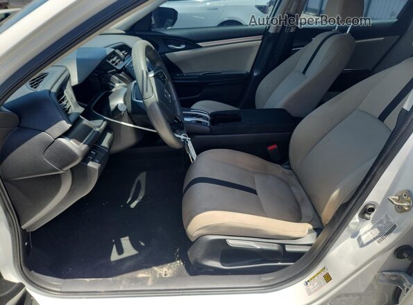 2HGFC2F61KH519700 2019 HONDA CIVIC White Widok wnętrza z przodu