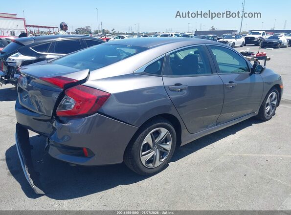 2HGFC2F61KH520748 2019 HONDA CIVIC Серый Задняя правая четверть