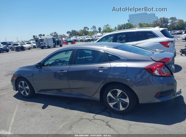 2HGFC2F61KH520748 2019 HONDA CIVIC Серый Вид задней части салона