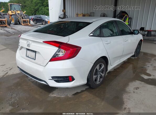 2HGFC2F61KH540451 2019 HONDA CIVIC White Հետևի աջ