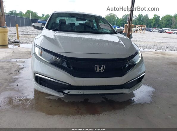 2HGFC2F61KH540451 2019 HONDA CIVIC White Սարքավորումների վահանակի տեսք