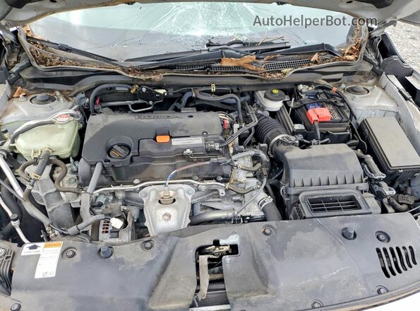 2HGFC2F61KH548422 2019 HONDA CIVIC Silver უკანა სალონის ხედი