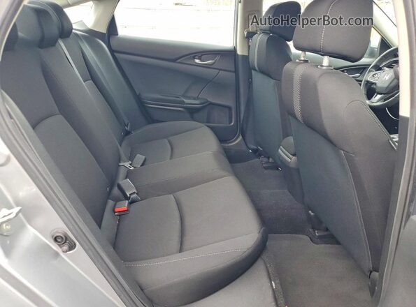 2HGFC2F61KH548422 2019 HONDA CIVIC Silver უკანა სავარძლების ხედი