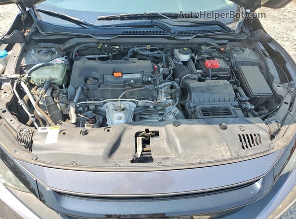 2HGFC2F61KH556763 2019 HONDA CIVIC Gray Widok wnętrza z tyłu