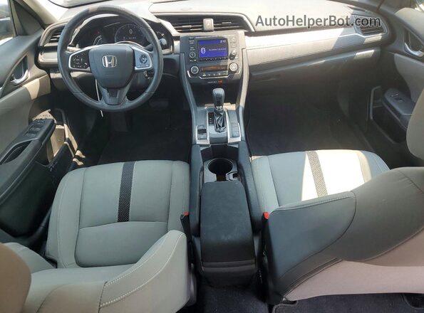 2HGFC2F61KH556763 2019 HONDA CIVIC Gray Widok deski rozdzielczej
