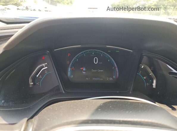 2HGFC2F61KH556763 2019 HONDA CIVIC Gray Widok zestawu wskaźników