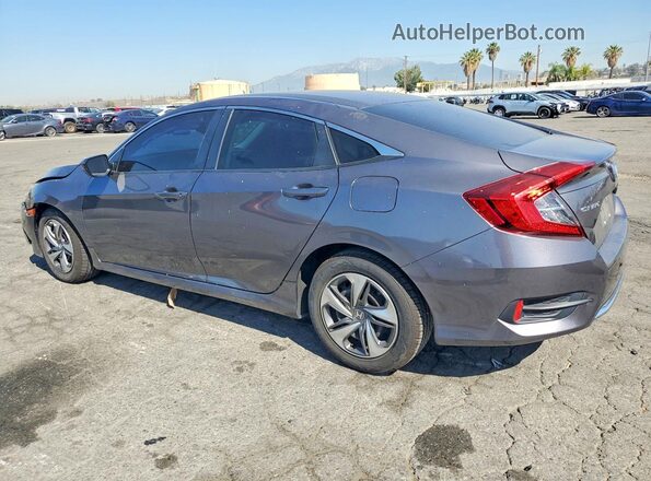 2HGFC2F61KH570047 2019 HONDA CIVIC Серый Задняя левая четверть