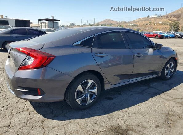 2HGFC2F61KH570047 2019 HONDA CIVIC Серый Задняя правая четверть