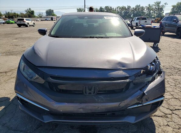 2HGFC2F61KH570047 2019 HONDA CIVIC Серый Вид спереди